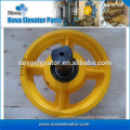 Elevator Spray Traction Sheave with Shaft and Bearing